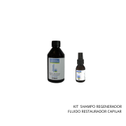 Kit Shampoo Regenerador+Fluido Capilar | regenera e fortalece os cabelos